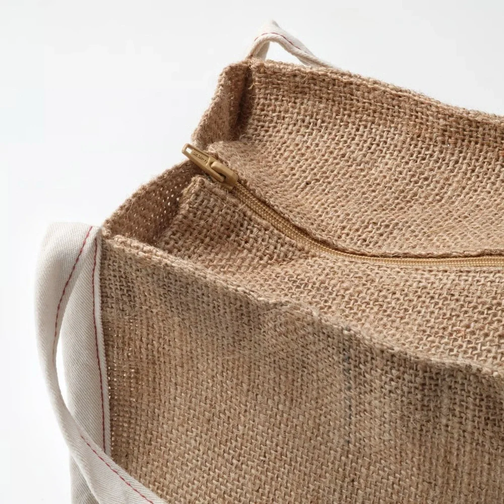 2 PACK Jute Storage Bags with Handles Set of 2 Food Storage Bag IKEA GULLRISMOTT